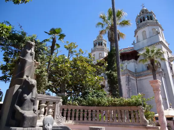 Hearst Castle is like a dream! High, high above the sea!